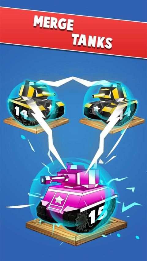Merge Tanks - Best Idle Merge Game screenshot 6