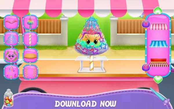Colorful Cotton Candy screenshot 1