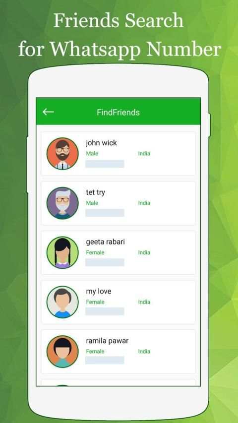 Friend Search for Whatsapp स्क्रीनशॉट 1