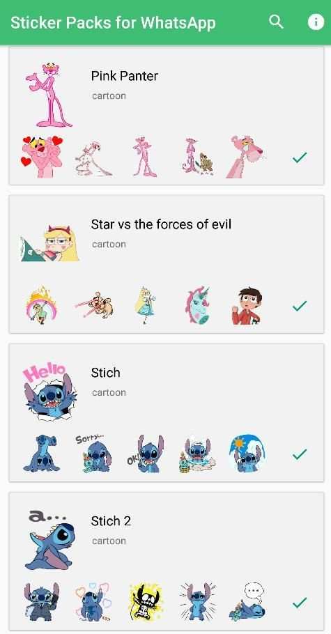 Funny Cartoon stickers for WhatsApp screenshot 2