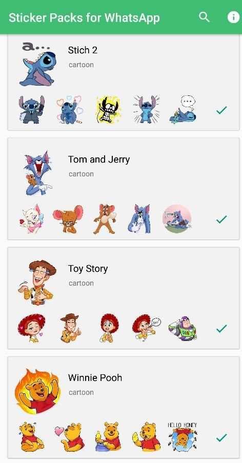 Funny Cartoon stickers for WhatsApp screenshot 1