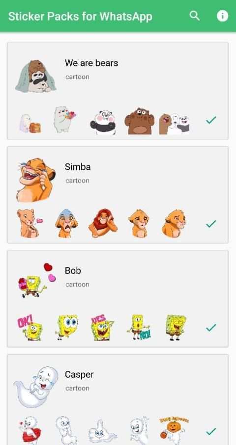 Funny Cartoon stickers for WhatsApp screenshot 4