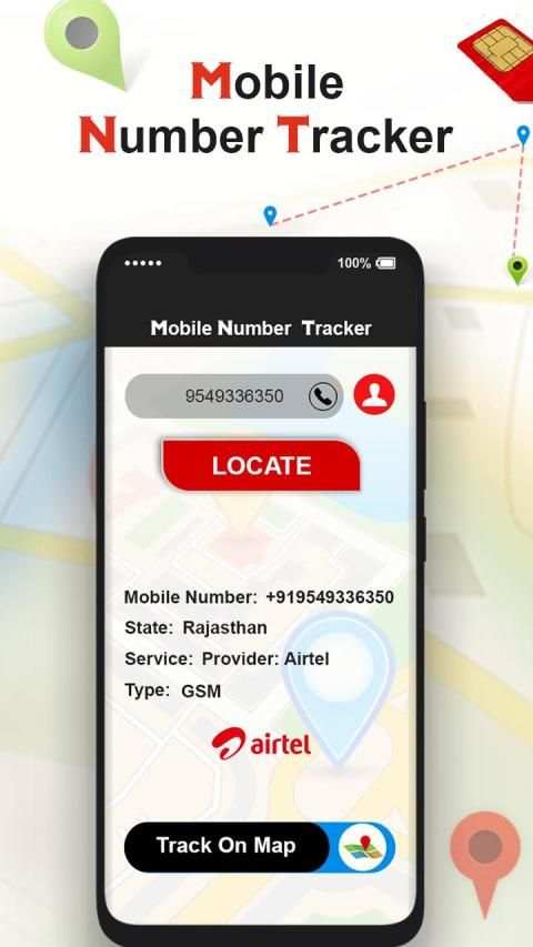 Mobile Number Tracker - Live Mobile Number Locator स्क्रीनशॉट 2