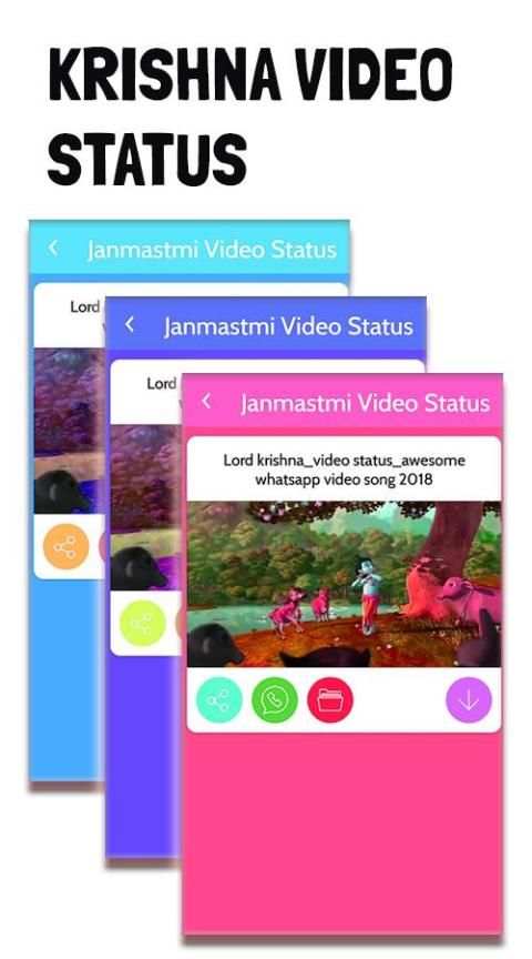 Lord Krishna Video Status screenshot 1