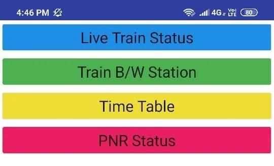 IRCTC New Live Train Status PNR Status Time Table screenshot 5