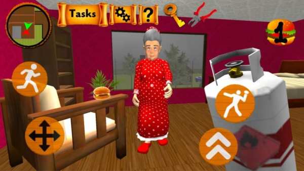 Neighbor Granny. Scary Secret 3D स्क्रीनशॉट 9