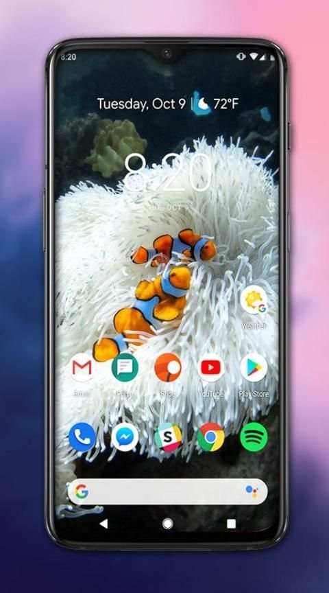 Oneplus 7 launcher, Oneplus 7t theme screenshot 1