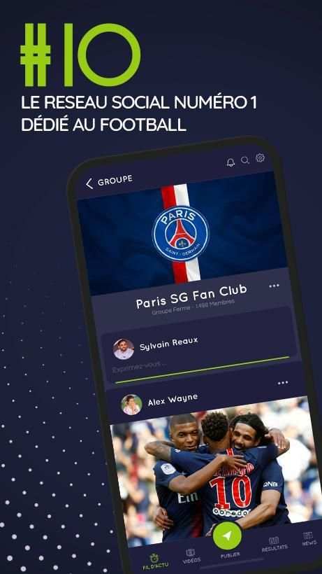 #10 - Réseau Social 100% Football screenshot 7