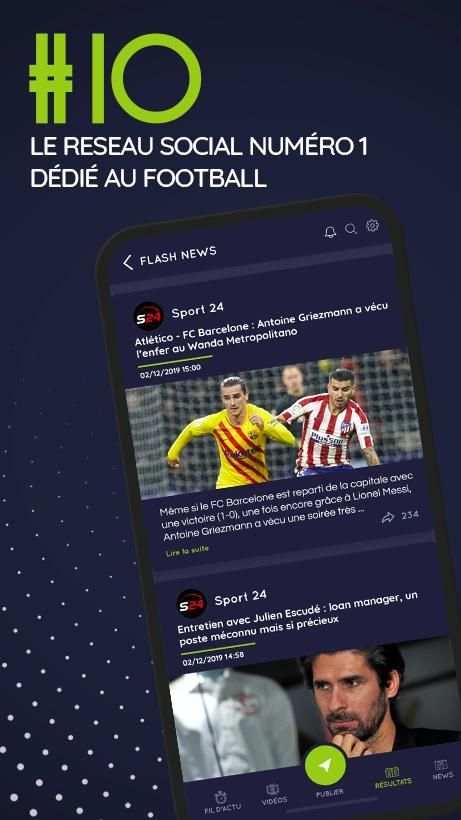 #10 - Réseau Social 100% Football screenshot 5