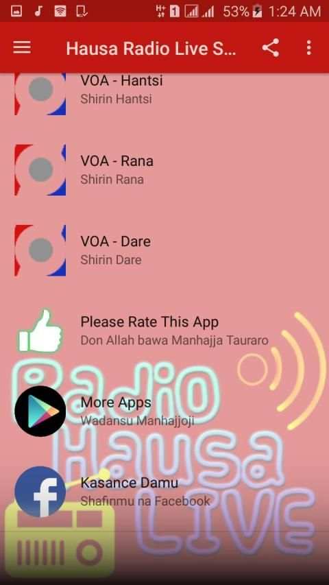 Hausa Radio Live Stations screenshot 5