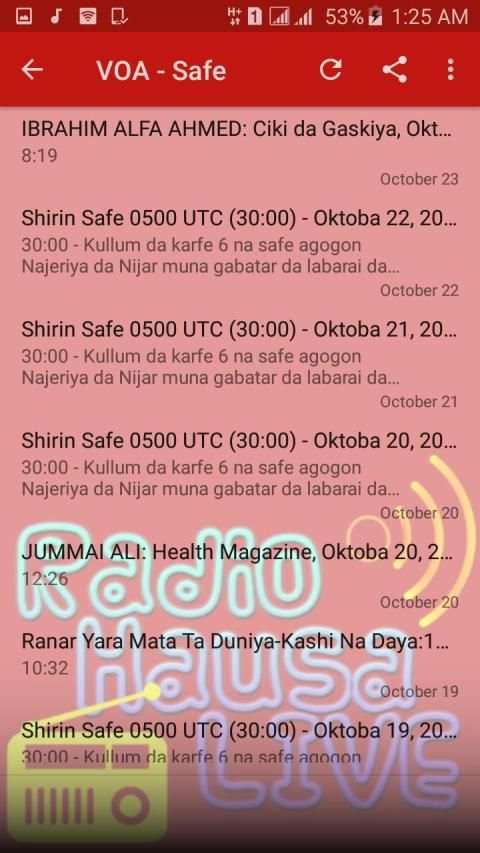Hausa Radio Live Stations screenshot 3