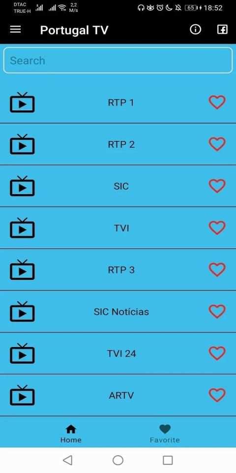 TV portugal screenshot 1