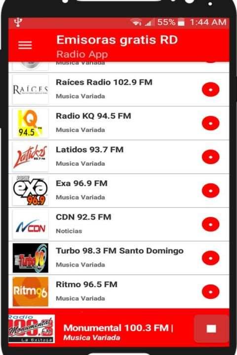 Emisoras gratis RD screenshot 2