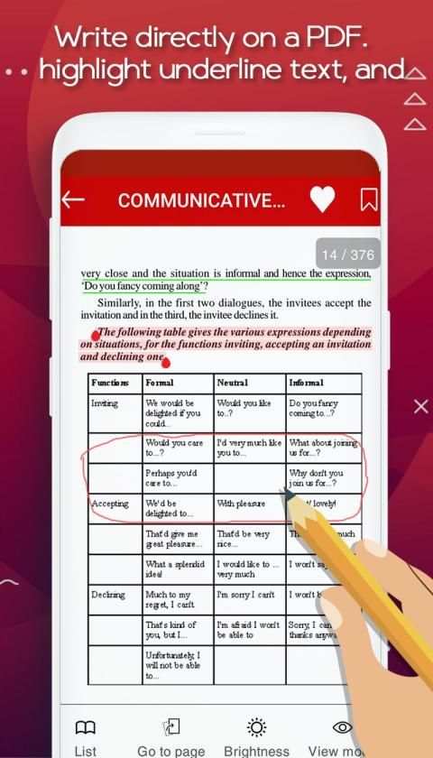 PDF reader for Android: PDF file reader स्क्रीनशॉट 2