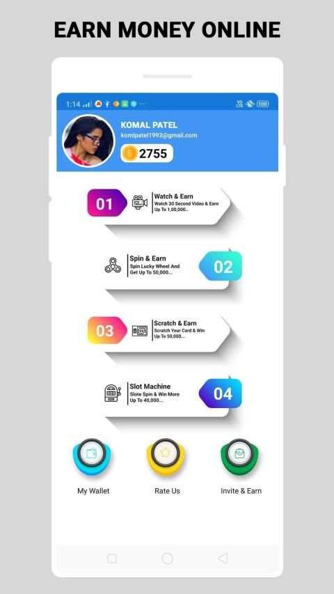 Pay to Watch Video Make Money App स्क्रीनशॉट 2