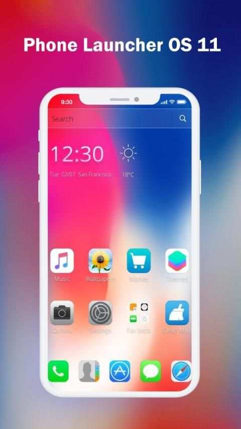 iLauncher for OS13 - xLauncher for Phone XS screenshot 1