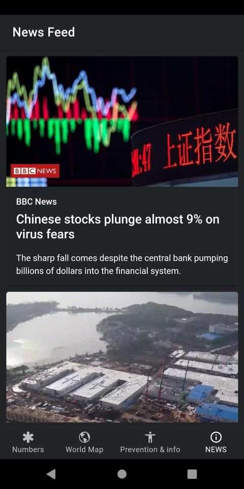 Corona Virus app screenshot 3