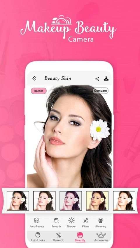 Perfect Makeup Camera : Beauty Makeup Photo Editor screenshot 3