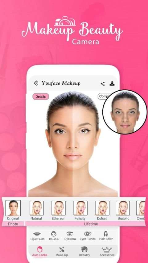 Perfect Makeup Camera : Beauty Makeup Photo Editor screenshot 1