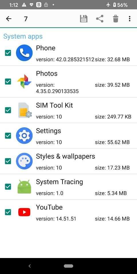 APK Extractor स्क्रीनशॉट 1