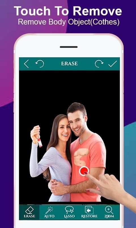 Photo object(cloth) remover - Photo BG Remover screenshot 2