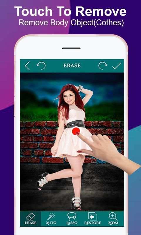 Photo object(cloth) remover - Photo BG Remover स्क्रीनशॉट 4