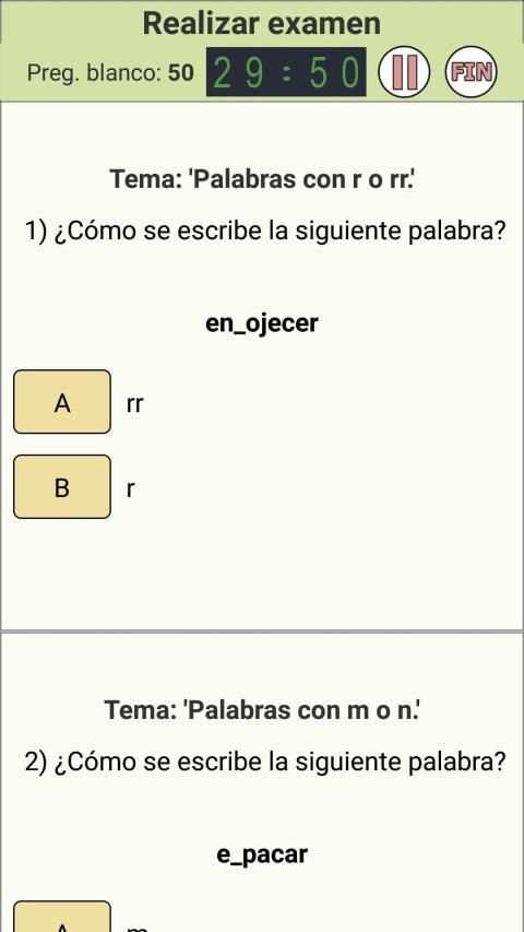 Aprende Ortografía con Tests screenshot 2