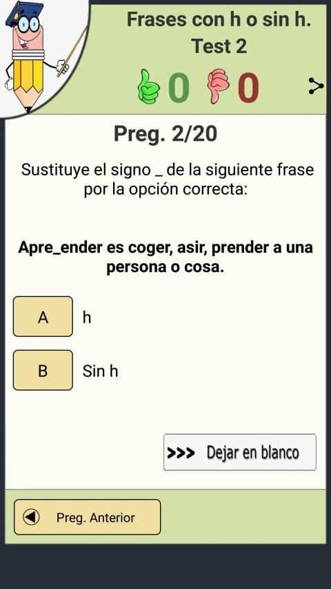 Aprende Ortografía con Tests screenshot 1