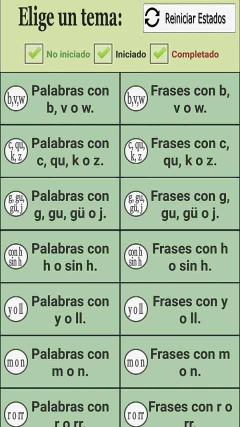 Aprende Ortografía con Tests screenshot 4