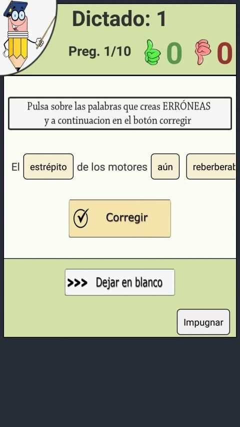 Aprende Ortografía con Tests screenshot 5
