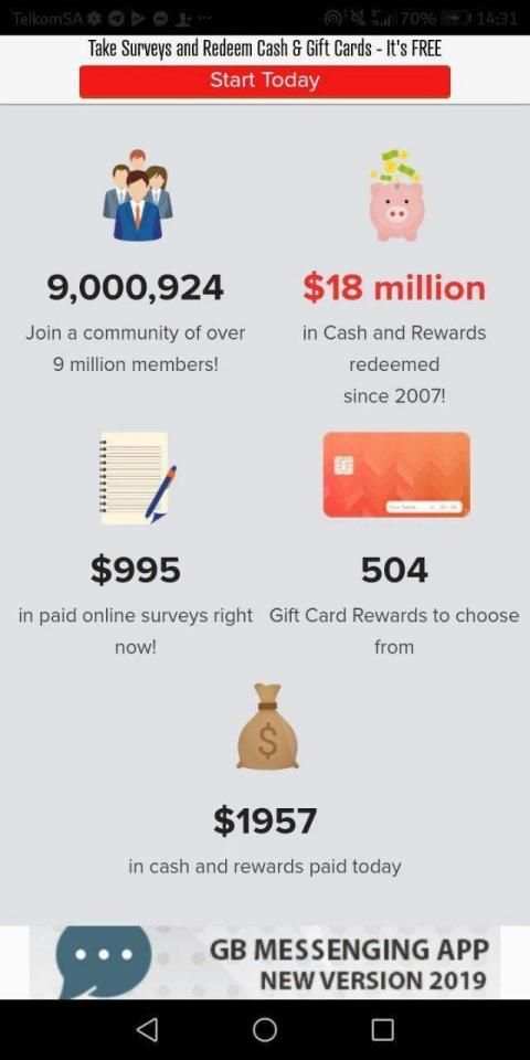 PrizeRebel - Cash Rewards 3 تصوير الشاشة