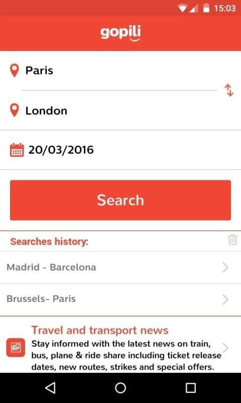 Gopili - Cheap Tickets screenshot 3