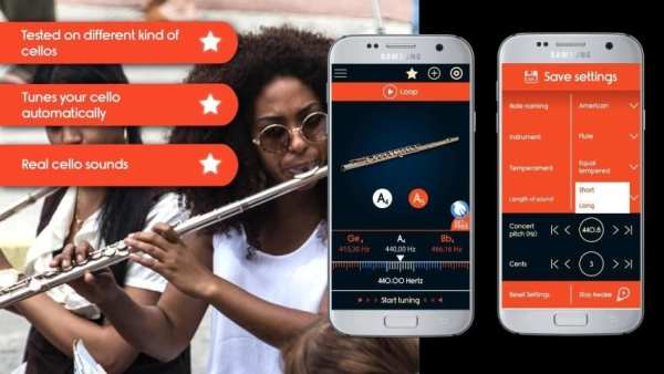 flute tuner instrumental music app screenshot 3