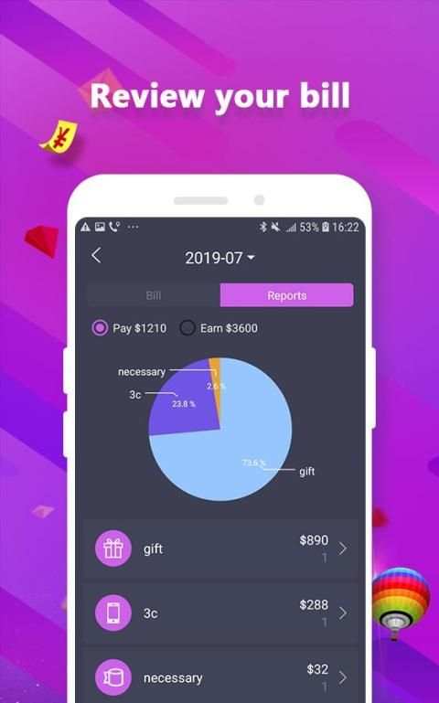 Money Tracker-Money Manager स्क्रीनशॉट 1