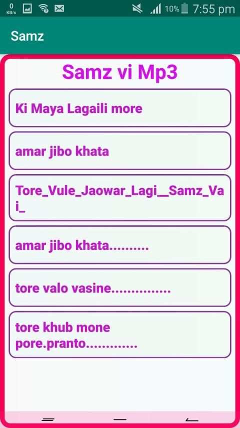 Samz vai mp3 screenshot 4