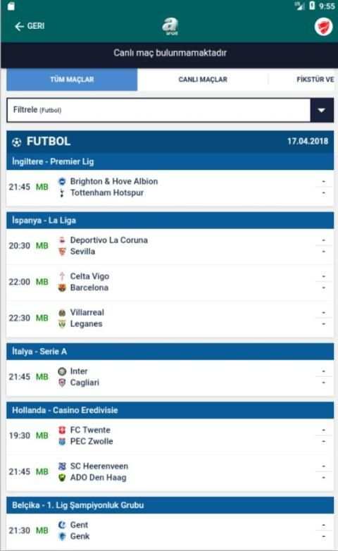 ASPOR-Canlı yayınlar, maç özetleri, spor haberleri screenshot 3