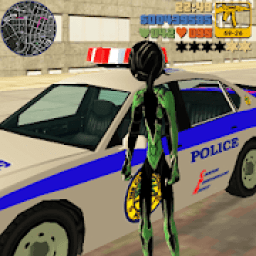 ikon panther Stickman Black Rope Hero Gangstar Crime