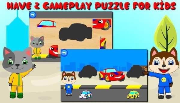 Paw Boom Kids Cartoon Car Puzzle - Pups Friends स्क्रीनशॉट 2