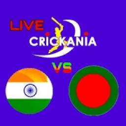 India Vs Bangladesh - Crickania Live Score