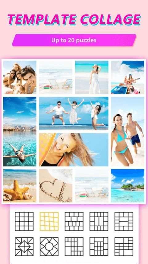 Pics Grid Maker - Square Photo Eidtor 7 تصوير الشاشة