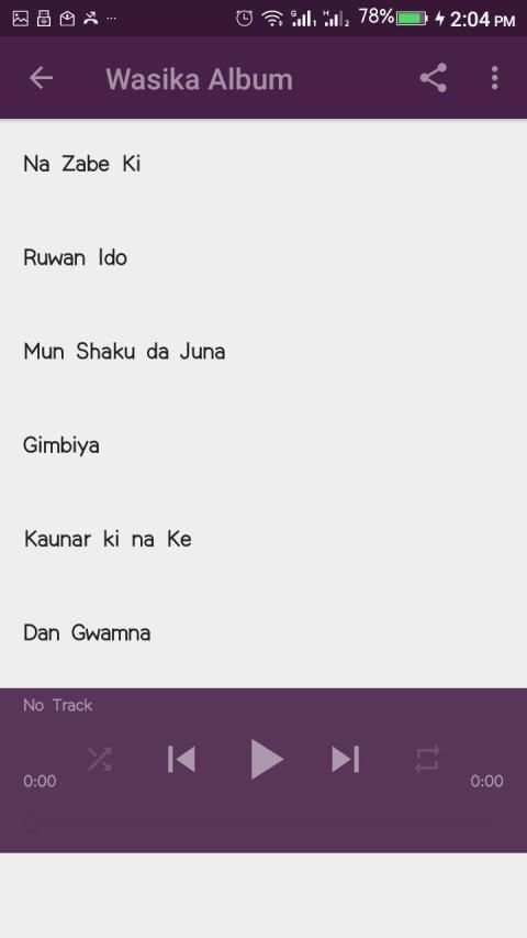 Wasika Album Nura M Inuwa स्क्रीनशॉट 3