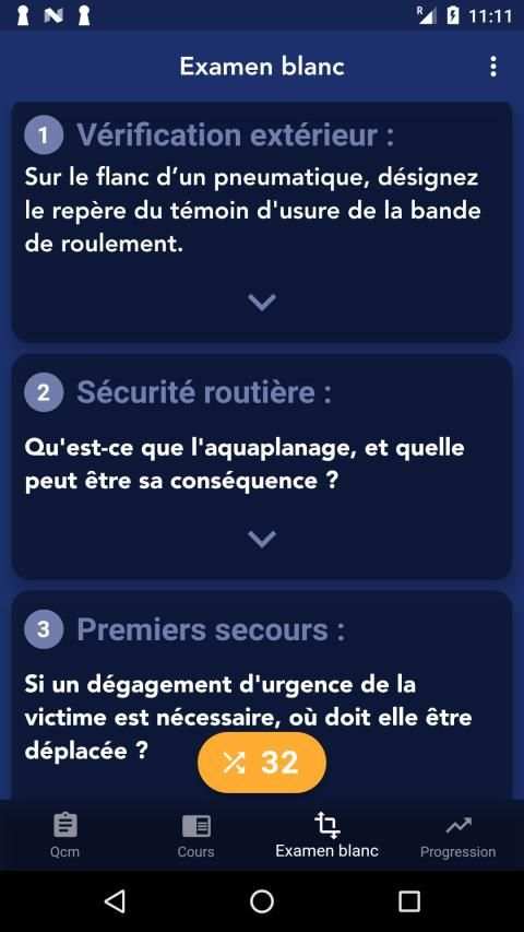 Questions Examen Pratique Permis de Conduire screenshot 4