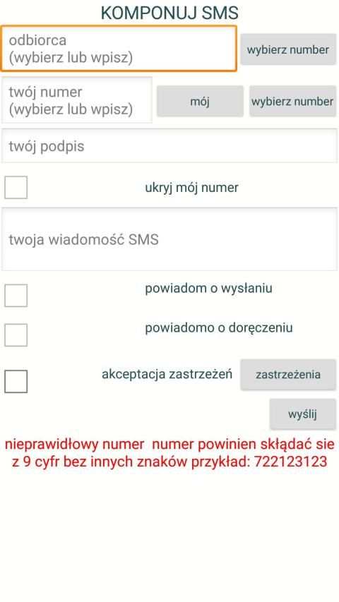 darmowe SMS bramka screenshot 1