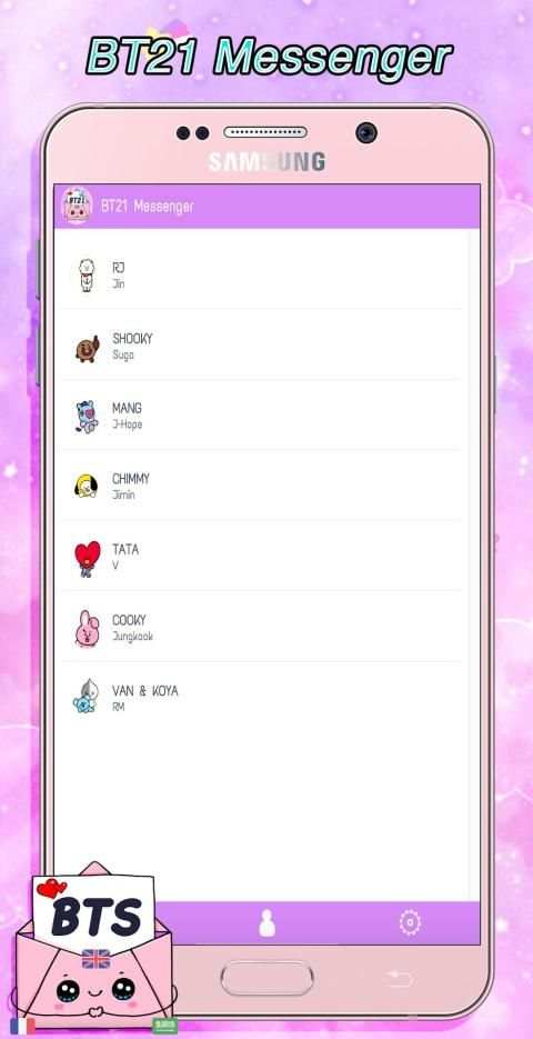 BT21 Messenger screenshot 1