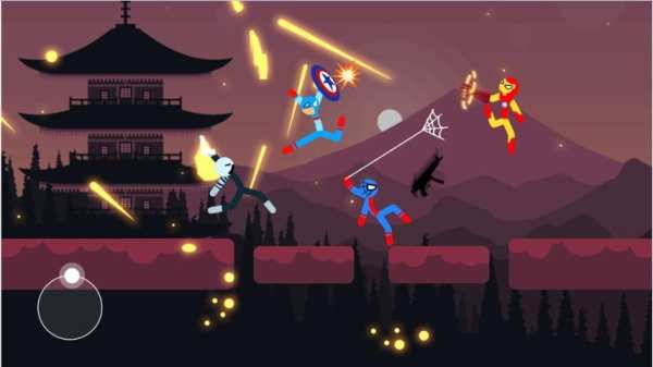 Spider Supreme Stickman Fighting - 2 Player Games स्क्रीनशॉट 1