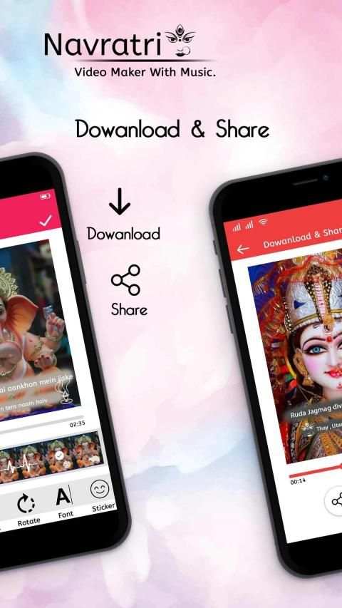 Navratri video maker with song & Navratri Garba screenshot 2