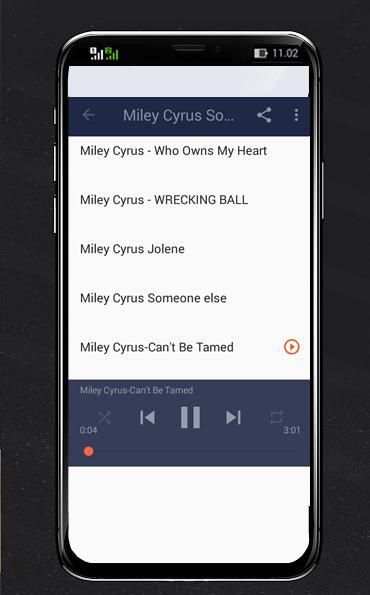 Miley Cyrus Song Offline screenshot 1