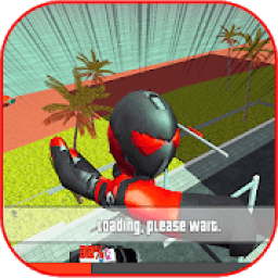 ikon Stickman Rope hir Climbing Hero Gangstar Crime