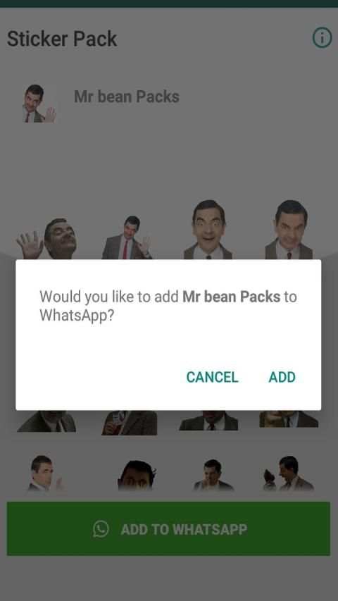 Funny Stickers Mrbean WAStickerapps screenshot 2