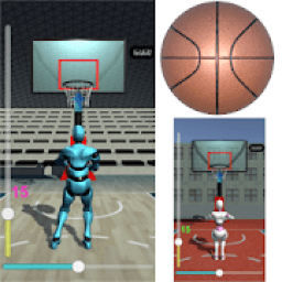 Basketball field goal icon